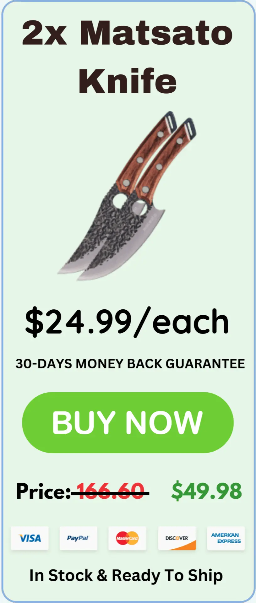 Matsato Knife offer price 